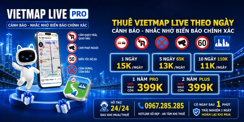 Thuê Vietmap live 15k ngày